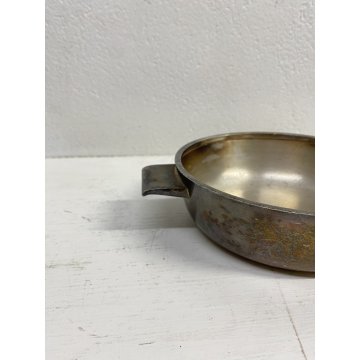 LEGUMIERA 100cl DESIGN Gio Ponti Arthur Krupp Milano ALPACCA ARGENTATO ART DECO