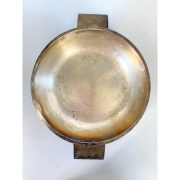 LEGUMIERA 100cl DESIGN Gio Ponti Arthur Krupp Milano ALPACCA ARGENTATO ART DECO