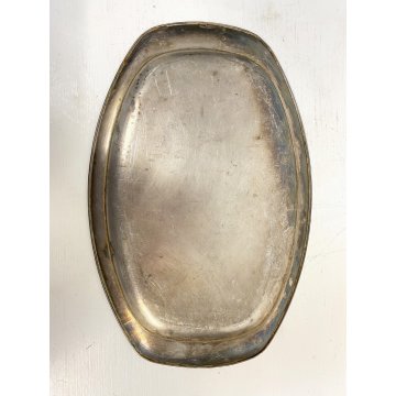 VASSOIO PORTATA SERVING DISH DESIGN Berndorf ALPACCA ARGENTATO ART DECO '20