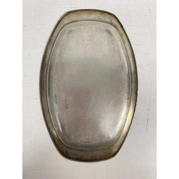 PICCOLO VASSOIO PORTATA SERVING DISH DESIGN Berndorf ALPACCA ARGENTATO ART DECO