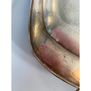 PICCOLO VASSOIO PORTATA SERVING DISH DESIGN Berndorf ALPACCA ARGENTATO ART DECO