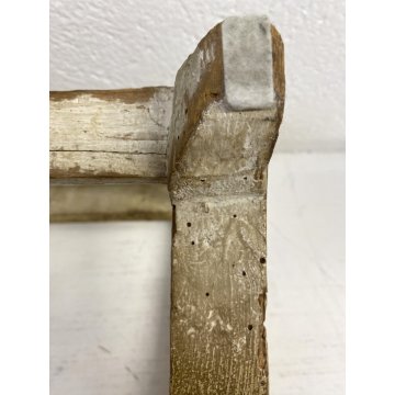 ANTICO LEGGIO D'ALTARE TAVOLO REGGILIBRO LEGNO CHIESA ORNATO GESSATO DORATO '700
