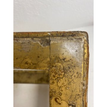 ANTICO LEGGIO D'ALTARE TAVOLO REGGILIBRO LEGNO CHIESA ORNATO GESSATO DORATO '700