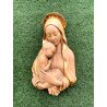 SCULTURA BASSORILIEVO CERAMICA Zaccagnini MADONNA GESU' BAMBINO 54x31x12 cm/h