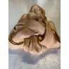 SCULTURA BASSORILIEVO CERAMICA Zaccagnini MADONNA GESU' BAMBINO 54x31x12 cm/h