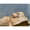 SCULTURA BASSORILIEVO CERAMICA Zaccagnini MADONNA GESU' BAMBINO 54x31x12 cm/h