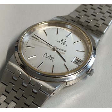 OMEGA De Ville OROLOGIO POLSO ACCIAIO cal. 1332 UOMO Vintage Wrist Watch DATARIO