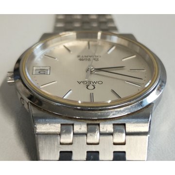 OMEGA De Ville OROLOGIO POLSO ACCIAIO cal. 1332 UOMO Vintage Wrist Watch DATARIO
