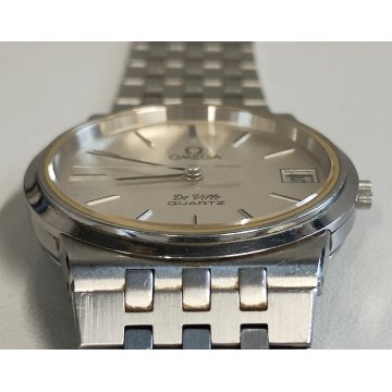 OMEGA De Ville OROLOGIO POLSO ACCIAIO cal. 1332 UOMO Vintage Wrist Watch DATARIO
