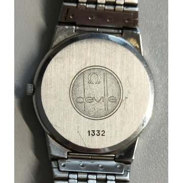 OMEGA De Ville OROLOGIO POLSO ACCIAIO cal. 1332 UOMO Vintage Wrist Watch DATARIO