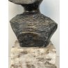 SCULTURA BRONZO FIRMATA De Martino PASTORELLO BIMBO SCUGNIZZO BASE MARMO