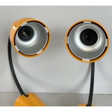COPPIA APPLIQUE GIALLE ARTEMIDE THOLOS STUDIO E. Gismondi ITALIA LAMPADE VINTAGE
