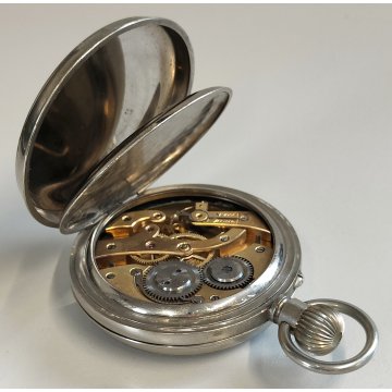 GRANDE OROLOGIO da TASCA FERROVIA epoca '900 Old Railways Pocket Watch CARROZZA