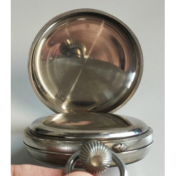 GRANDE OROLOGIO da TASCA FERROVIA epoca '900 Old Railways Pocket Watch CARROZZA