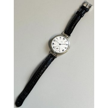 ANTICO OROLOGIO POLSO Omega 1916 WW1 Guerra MILITARE Old Wrist Watch TRINCEA war