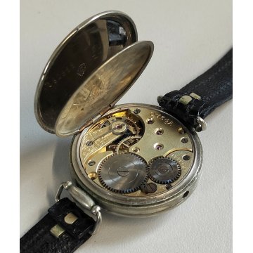 ANTICO OROLOGIO POLSO Omega 1916 WW1 Guerra MILITARE Old Wrist Watch TRINCEA war