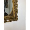 ANTICA GRANDE SPECCHIERA SPECCHIO OVALE 1800 LEGNO ORO SCOLPITO EPOCA 1800 OLD