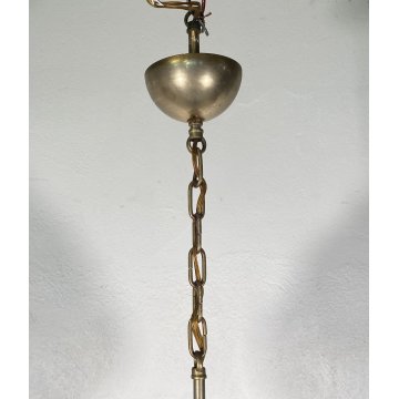 LAMPADARIO SOSPENSIONE VETRO MURANO LA MURRINA ATTR. Mazzega CEILING LAMP 1970