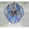 LAMPADARIO SOSPENSIONE VETRO MURANO LA MURRINA ATTR. Mazzega CEILING LAMP 1970