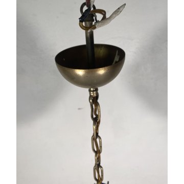 LAMPADARIO SOSPENSIONE VETRO MURANO LA MURRINA ATTR. Mazzega CEILING LAMP 1970