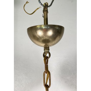 LAMPADARIO SOSPENSIONE VETRO MURANO LA MURRINA ATTR. Mazzega CEILING LAMP 1970