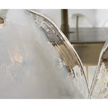 LAMPADARIO SOSPENSIONE VETRO MURANO LA MURRINA ATTR. Mazzega CEILING LAMP 1970