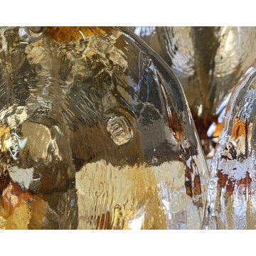 LAMPADARIO SOSPENSIONE VETRO MURANO LA MURRINA ATTR. Mazzega CEILING LAMP 1970