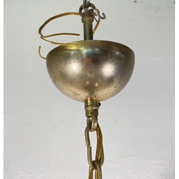 LAMPADARIO SOSPENSIONE VETRO MURANO LA MURRINA ATTR. Mazzega CEILING LAMP 1970