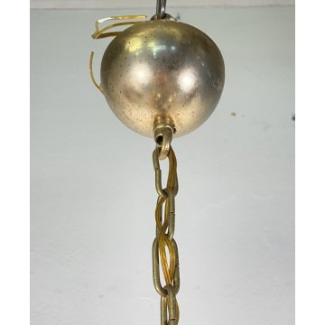 LAMPADARIO SOSPENSIONE VETRO MURANO LA MURRINA ATTR. Mazzega CEILING LAMP 1970