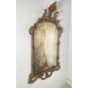 ANTICA GRANDE CAMINIERA LUIGI XVI SPECCHIERA 1800 SPECCHIO LEGNO INTAGLIATO ORO