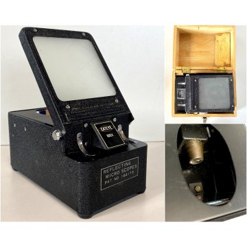 REFLECTING MICROSCOPE 100X Cateye Pat. no 164173 ORIGINAL BOX NON TESTATO '50/60