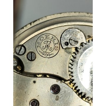 ANTICO OROLOGIO TASCA Moeris EPOCA 1900 Old Pocket Watch SWISS montre de poche