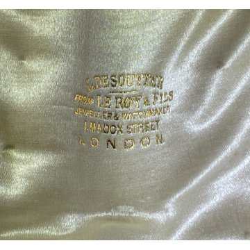 ANTICO MANICO PARASOLE " Louis Desoutter " INGLESE ORO GIALLO 18K DIAMANTI 1850s