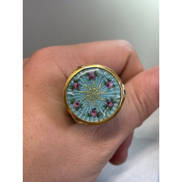 ANTICO MANICO PARASOLE " Louis Desoutter " INGLESE ORO GIALLO 18K DIAMANTI 1850s