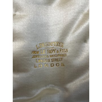 ANTICO MANICO PARASOLE " Louis Desoutter " INGLESE ORO GIALLO 18K DIAMANTI 1850s