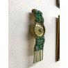 OROLOGIO GIOIELLO VINTAGE SVEGLIA da PARETE Philier FUNZIONANTE METALLO DORATO