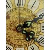 OROLOGIO GIOIELLO VINTAGE SVEGLIA da PARETE Philier FUNZIONANTE METALLO DORATO