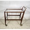 CARRELLO BAR DESIGN ICO PARISI PORTAVIVANDE "58" 1950 LEGNO CARRELLINO VASSOIO