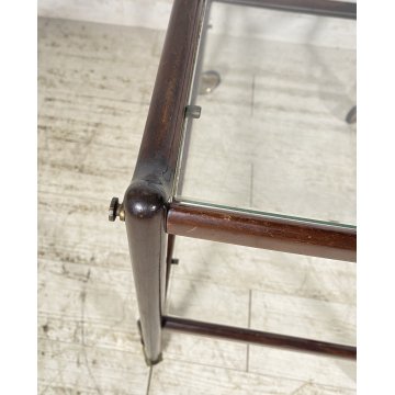 CARRELLO BAR DESIGN ICO PARISI PORTAVIVANDE "58" 1950 LEGNO CARRELLINO VASSOIO