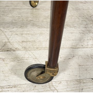 CARRELLO BAR DESIGN ICO PARISI PORTAVIVANDE "58" 1950 LEGNO CARRELLINO VASSOIO