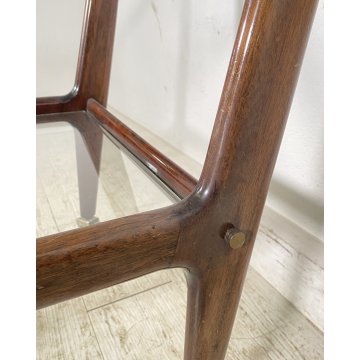 CARRELLO BAR DESIGN ICO PARISI PORTAVIVANDE "58" 1950 LEGNO CARRELLINO VASSOIO