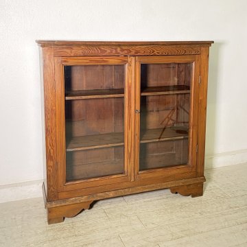 ANTICA CREDENZA VETRINA PRIMI 900 LEGNO DISPENSA LIBRERIA CRISTALLERIA VINTAGE