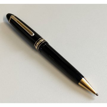 MONTBLANC Meisterstuck 161 Le Grand PENNA SFERA nero oro VINTAGE BALLPOINT PEN