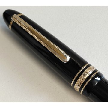 MONTBLANC Meisterstuck 161 Le Grand PENNA SFERA nero oro VINTAGE BALLPOINT PEN