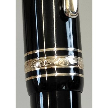 MONTBLANC Meisterstuck 161 Le Grand PENNA SFERA nero oro VINTAGE BALLPOINT PEN