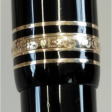 MONTBLANC Meisterstuck 161 Le Grand PENNA SFERA nero oro VINTAGE BALLPOINT PEN