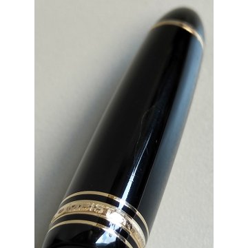 MONTBLANC Meisterstuck 161 Le Grand PENNA SFERA nero oro VINTAGE BALLPOINT PEN