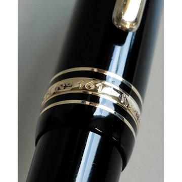 MONTBLANC Meisterstuck 161 Le Grand PENNA SFERA nero oro VINTAGE BALLPOINT PEN