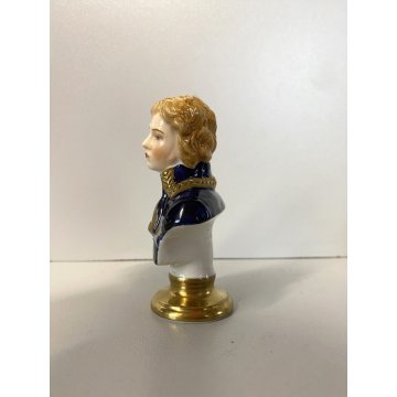 LOTTO 3 FIGURA PORCELLANA Rudolf Kammer Napoleonic BUST Lannes Poniatowski Murat