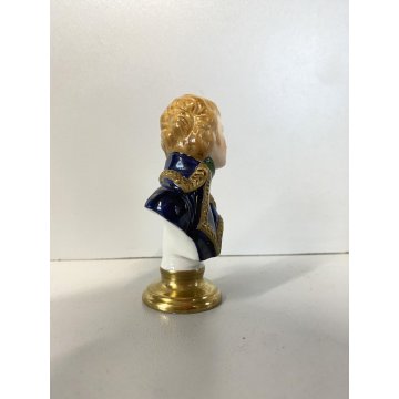 LOTTO 3 FIGURA PORCELLANA Rudolf Kammer Napoleonic BUST Lannes Poniatowski Murat
